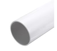sourcing map Tubo rígido de PVC blanco de 101,6 mm de diámetro interior de 110 mm de diámetro exterior de 12 pulgadas de alto impacto para tubería de agua, acuario, pecera, jardín de invernadero,