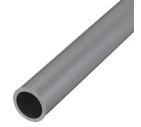 sourcing map Tubo rígido de PVC de 1.5 pulgadas, tubo redondo de 31 mm de diámetro interior de 38 mm de diámetro exterior de 500 mm, color gris claro de alto impacto para tuberías de agua,