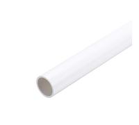 sourcing map Tubo rígido de PVC redondo de 22,2 mm de diámetro interior de 25 mm de diámetro exterior de 12 pulgadas de alto impacto para tubería de agua, acuario, pecera, jardín de invernadero, color