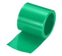 sourcing map Tubo termorretráctil de PVC para batería, 35 mm de diámetro, 55 mm, plano, 8 pies, color verde, buen aislamiento para paquete de batería, 2,5 m