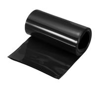 sourcing map Tubo termorretráctil de PVC para batería, 65 mm de diámetro, 103 mm, plano, 8 pies, color negro, buen aislamiento para paquete de batería, 2,5 m