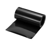 sourcing map Tubo termorretráctil de PVC para batería, 92 mm de diámetro, 145 mm, plano, 8 pies, color negro, buen aislamiento para paquete de batería, 2,5 m