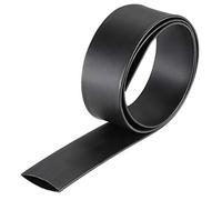 sourcing map Tubo Termorretráctil, Termoretractil 1m Longitud, Ancho Plano de 42mm, Ø 25mm, Relación 3:1, Tubo Termoretractil para Protección el Cable, Prevenir la Corrosión del Metal, Negro