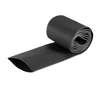 sourcing map Tubo Termorretráctil, Termoretractil 1m Longitud, Ancho Plano de 66mm, Ø 40mm, Relación 2:1, Tubo Termoretractil para Protección el cable, Prevenir la Corrosión del Metal, Negro