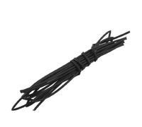 sourcing map Tubos termocontraíbles de poliolefina negra de 2 metros de diámetro de 1 mm