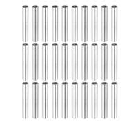 sourcing map Tuerca de acoplamiento redonda, rosca hembra M4 x 0,7 mm, 35 mm (1,38 pulgadas) de manga redonda, barra de conector, barra de tubo, tuerca de tubo, paquete de 40