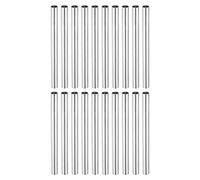 sourcing map Tuerca de acoplamiento redonda, rosca hembra M4 x 0,7 mm, rosca de 60 mm, conector de manga redonda, barra de barra de barra de tuerca de tubo de sujeción, color plateado paquete de 20