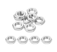 sourcing map Tuercas hexagonales M12 x 1 mm, 12 tuercas hexagonales métricas de acero inoxidable 304, tuercas de bloqueo hexagonales de 19 mm de ancho, 6 mm de altura para maquinaria automotriz uso