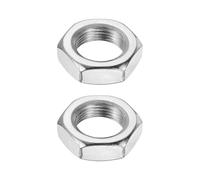 sourcing map Tuercas hexagonales M20 x 1,5 mm, 2 tuercas hexagonales métricas de acero inoxidable 304 de rosca fina de 30 mm de ancho, 10 mm de altura para maquinaria automotriz uso industrial