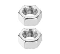 sourcing map Tuercas hexagonales M20 x 1,5 mm, 2 tuercas hexagonales métricas de acero inoxidable 304 de rosca fina de 30 mm de ancho, 16 mm de altura para maquinaria automotriz uso industrial