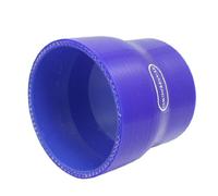 sourcing map Turbo Aire Tubo Acoplador Recto Tubo Reductor Silicona Azul 70mm A 80mm