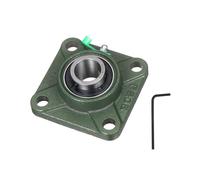 sourcing map UCF205-15 - Rodamientos de bloque de almohada, autoalineación de orificio de 15/16 pulgadas, base de hierro fundido sólido, rodamiento de bolas de bloque de almohada montado en brida