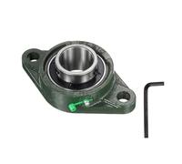 sourcing map UCFL210-30 - Rodamientos de bloque de almohada, autoalineación de orificio de 1-7/8 pulgadas, base de hierro fundido sólido, rodamiento de bolas de bloque de almohada montado en brida de