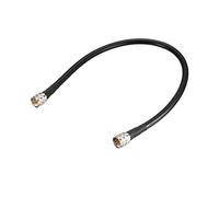 sourcing map UHF Macho PL-259 a UHF Macho PL-259 Cable de Puente Coaxial de Baja Pérdida RG213 0.46M / 1.5Ft