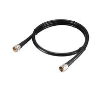 sourcing map UHF Macho PL-259 a UHF Macho PL-259 Cable de Puente Coaxial de Baja Pérdida RG213 1.52M / 5Ft