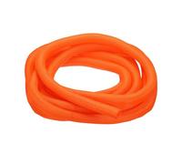 sourcing map UL94-V2 - Funda trenzada de alambre de manga dividida de 1-1/8 pulgadas, 25 pies, color naranja, funda de PET ignífuga para gestión de cables en el hogar