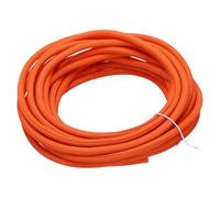 sourcing map UL94-V2 - Funda trenzada de alambre de manga dividida de 3/16 pulgadas, 25 pies, color naranja, funda de PET ignífuga para gestión de cables automotriz, hogar