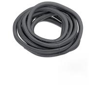 sourcing map UL94-V2 - Funda trenzada de alambre de manga dividida de 3/4 pulgadas, 25 pies, color gris, funda trenzada ignífuga de PET para automoción, gestión de cables en el hogar