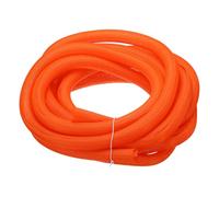 sourcing map UL94-V2 UL94-V2 - Funda trenzada de alambre de manga dividida de 1 pulgada y 25 pies, color naranja, funda de PET ignífugo para gestión de cables en el hogar