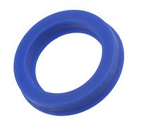 sourcing map UN Radial Eje Sello 25mm ID x 35mm OD x 7mm Ancho PU Aceite Sello, Azul Paquete de 2