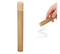 sourcing map Urna de dispersión de madera, tubo pequeño de cremación de 9.1 x 1 pulgada con tapa, mini recuerdo marrón para perros machos y hembras, color marrón