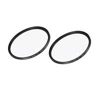 sourcing map UV Lente Filtros, 77mm Delgado Marco Multi-Capa Protección Lentes Filtro para Cámara Fotografía Accesorios, Paquete de 2