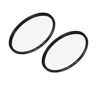 sourcing map UV Lente Filtros, 82mm Delgado Marco Multi-Capa Protección Lentes Filtro para Cámara Fotografía Accesorios, Paquete de 2