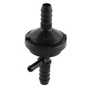 sourcing map Negro de Plástico Válvula de Retención de Bomba de VACío de Coche B5