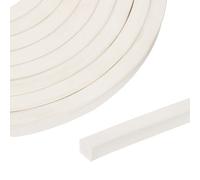 sourcing map Varilla de espuma de 2,5 m, relleno de juntas sólidas cuadradas de 0.4 x 0.4 pulgadas, tira de sellado de espuma para protector de calafateo, relleno de grietas de cemento de cuerda