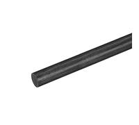 sourcing map Varilla de Fibra de Carbono, Vástago 10mm x 100mm para RC Avión Teledirigido, DIY Herramienta Tubo de Ala Brazo de Cuadricóptero