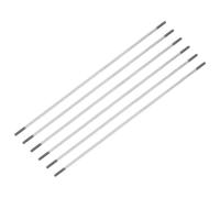 sourcing map Varilla roscada M2 de acero inoxidable 304 de doble extremo, para aviones RC, coche, barco, helicóptero, 6 unidades, 140 mm