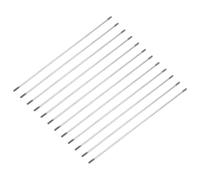 sourcing map Varilla roscada M3 de acero inoxidable 304 de doble extremo, para aviones RC, coche, barco, helicóptero, 12 unidades, 200 mm