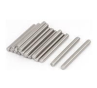 sourcing map Varilla roscada macho M6 x 60mm acero inoxidable 304 Bar cierres de tornillos 20 pcs