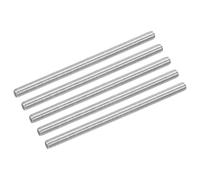 sourcing map Varilla totalmente roscada M3 x 50 mm de acero inoxidable 304 para tornillos de anclaje, abrazaderas, ganchos y pernos en U, paso de rosca M3-0.5