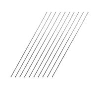 sourcing map Varillas Redondas Sólidas de Acero Inoxidable 304 1,5mm x 200mm para DIY, 10 Piezas