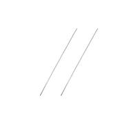 sourcing map Varillas Redondas Sólidas de Acero inoxidable 304 1mm x 100mm para DIY, 2 Piezas