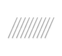 sourcing map Varillas Redondas Sólidas de Acero Inoxidable 304 2mm x 50mm para DIY Artesanía Avión modelo Modelo Nave Modelo Autos, 10 Piezas