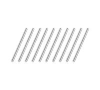 sourcing map Varillas Redondas Sólidas de Acero Inoxidable 304 3mm x 50mm para DIY Artesanía Avión modelo Modelo Nave Modelo Autos, 10 Piezas