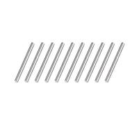 sourcing map Varillas Redondas Sólidas de Acero Inoxidable 304 4mm x 50mm para DIY Artesanía Avión modelo Modelo Nave Modelo Autos, 10 Piezas