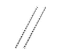 sourcing map Varillas Redondas Sólidas de Acero Inoxidable 304 5mm x 200mm para DIY, 2 Piezas