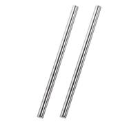 sourcing map Varillas Redondas Sólidas de Acero Inoxidable 304 8mm x 250mm para DIY, 2 Piezas