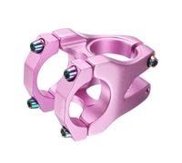 sourcing map Vástago de bicicleta de aleación de aluminio de 31,8 mm, vástago de manillar de bicicleta para bicicletas de montaña, carretera, BMX, MTB, ciclismo, color rosa