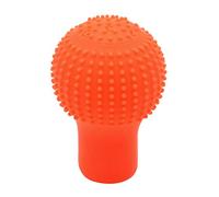 sourcing map Vehículo Silicona Naranja Funda de Pomo de Palanca de Cambios 5 Velocidades Bola Redonda