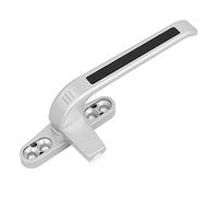 sourcing map Ventana Abatible Aleación De Zinc Mano Derecha Cerradura Gris Plata W Tornillos