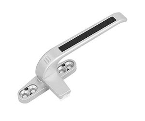 sourcing map Ventana Abatible Aleación De Zinc Mano Derecha Cerradura Gris Plata W Tornillos