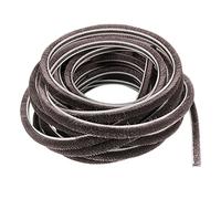 sourcing map Ventana Puerta Burlete Cepillo Sello PVC Tira 5mm x 6mm x 18 Pies Gris
