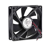 sourcing map Ventilador de Enfriamiento DC Sin Escobillas Y-Y9225H12S de 12V de 92mm x 92mm x 25mm, Ventilador DE Nieve Autorizado