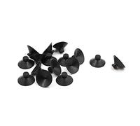 sourcing map Ventosas Negras De Plástico para Acuario 16Pcs 20mm