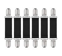 sourcing map Vestido Cincha Clips, 6uds Suéter Clips Chal Cárdigan Cuello Clips Bufanda Clip Elástico Vestido Clips Espalda Cincha para Mujeres (Negro)