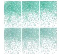 sourcing map Vidrio triturado de 26 g para manualidades, 2-4 mm, chispas de vidrio irregulares metálicas con purpurina gruesa reflectante para decoración de jarrones de uñas, decoración de resina